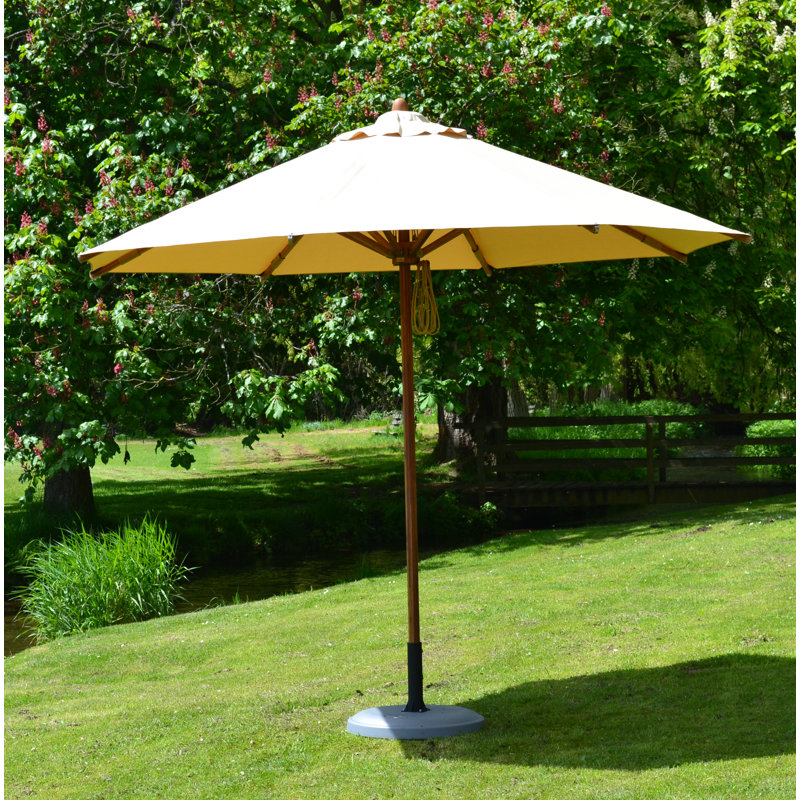 Yadira Market Parasol, Ecru, 300 cm W x 300 cm D