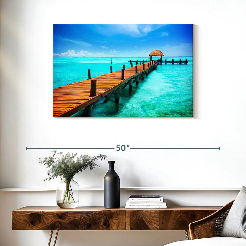 Aletra Isla Mujeres Resort Dock, 24" H x 36" W