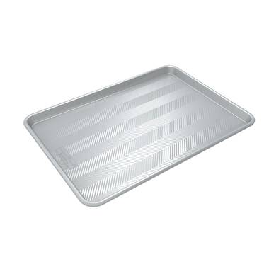 Nordic Ware Naturals Aluminum 3 Piece Sheet Pan Set, Jelly Roll, Quarter Sheet and Eighth Sheet Pans, Size: 13 inch x 18 inch
