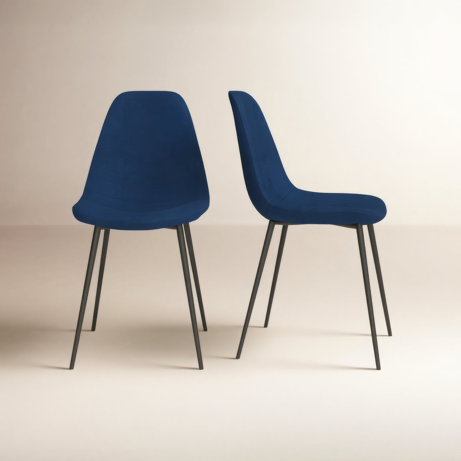 Kody Velvet Dining Chair, Bella Ink Performance Velvet