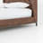 Estrela Upholstered Metal Wingback Bed-120689719-120689715