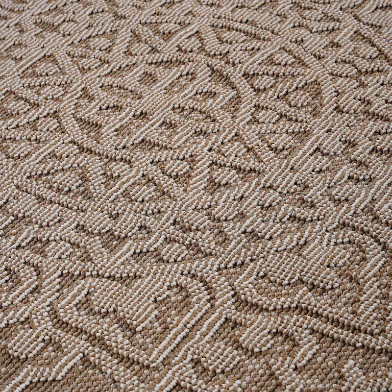 Tapis intérieur / extérieur Collection Medallion, Rectangle 7 pi 9 po x 10 pi