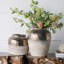 Vase rond en céramique brun Sienna-180022246