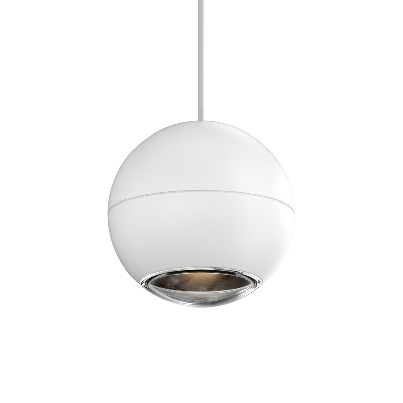 Hemisphere 5 - Light LED Pendant, Textured White, 5