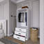 Barbett Manufactured Wood Wardrobe-940669305