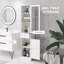 Armoire de rangement mince pour salle de bain