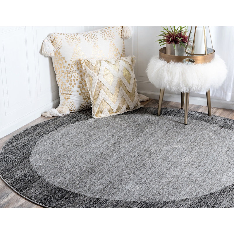 Desdemona Abstract Indoor Rug, Round 6'