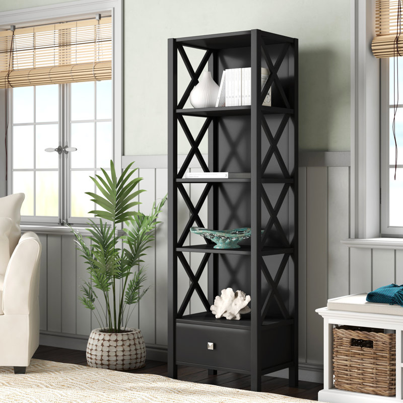 Yarnell Storage Bookcase, 72" H x 22" W x 15" D