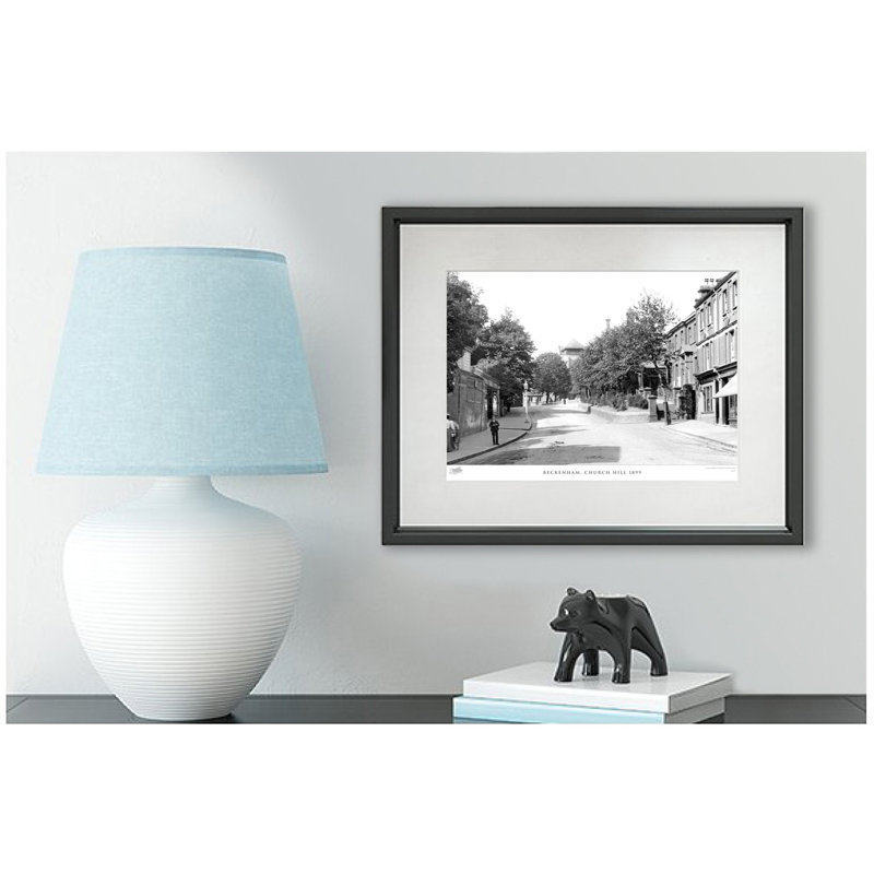 Beckenham, Church Hill 1899 by Francis Frith - Single Picture Frame Print, 28cm H x 36cm W x 2.3cm D