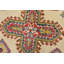 Tapis oriental en laine noué à la main beige Nabeel