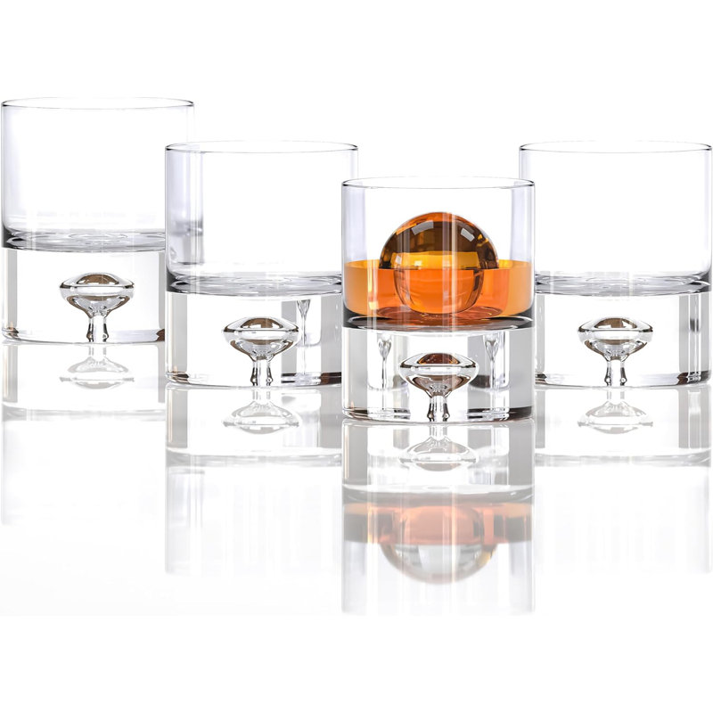 Ensemble de 4 verres à whisky 9,5 oz