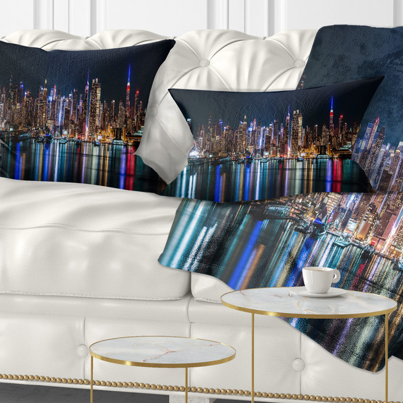 Coussin lombaire de nuit new york midtown night