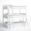 Tamiko Kids Twin Over Twin Over Twin Bunk Bed