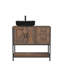 Meuble-lavabo simple 36 po avec lavabo sur pied Farmhouse-1750075813