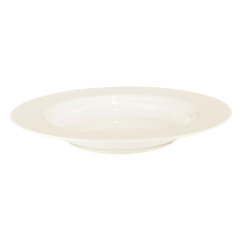 Aggy 23cm Porcelain Dinner Plate, Beige