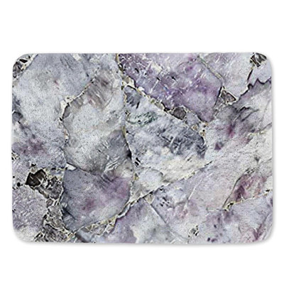 Khairy Microfiber / Microsuede Non-Slip Bath Mat