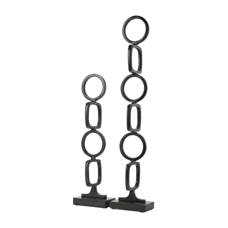 Maroof Abstract Figurines & Sculptures, Black