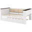 Wood Daybed With Storage Shelves-497023549