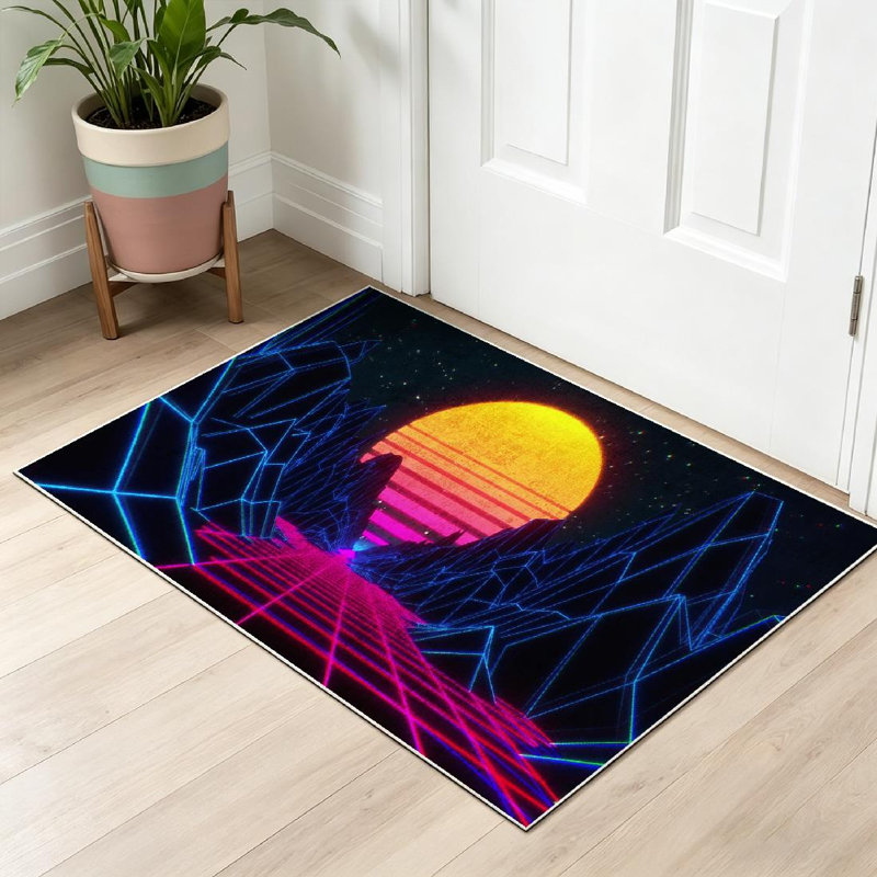 Tapis d'intérieur transparent lavable à la machine, Rectangle 32" x 47"