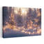 «Winter Trees Ethereal Peaceful Serene Forest Nature», reproduction d'art murale-1716981317