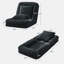 Lit pour chien 64,5 po en chenille 64 po avec 5 positions réglables, fauteuil à billes en mousse à mémoire de forme pour adultes et animaux de compagnie-89410672