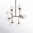 Newport 8 - Light Dimmable Sputnik Modern Linear Chandelier
