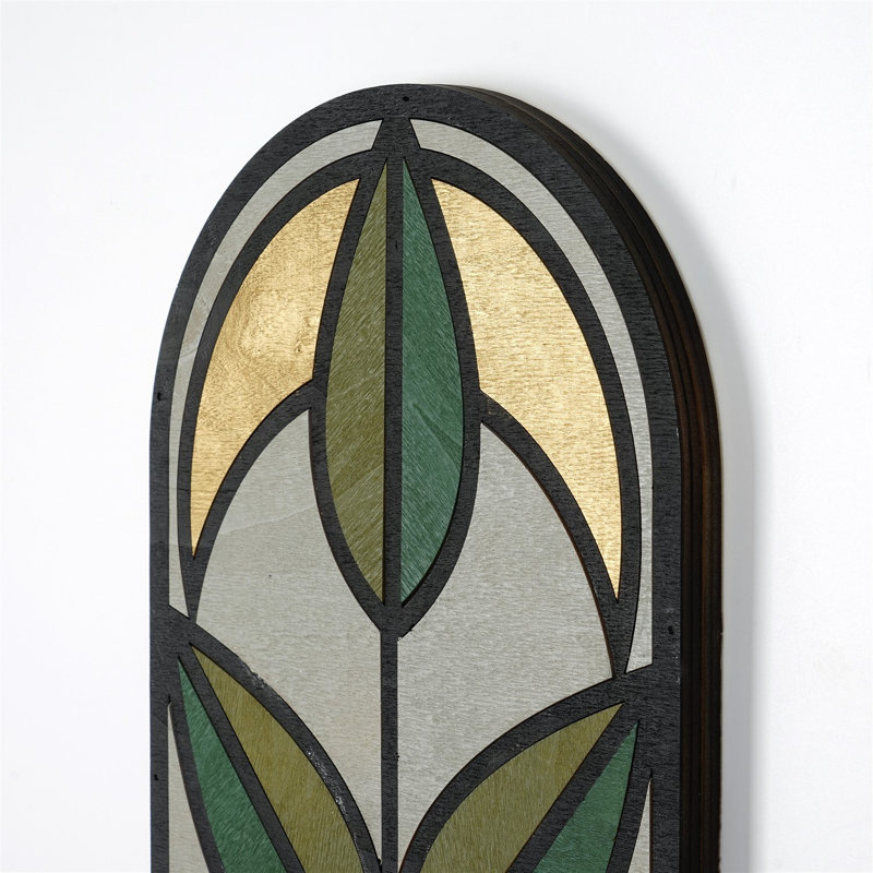 Accessoire mural décoratif en bois, 21,0 x 8,7 x 0,8 po | 100% bois d'épinette, écologique et durable | Parfait pour la décoration intérieure, le salon ou le bureau | Conception élégante pour rehausser tout espace