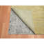 Tapis oriental noué à la main 9 pi x 12 pi 3 po brun uni en laine avec de la laine texturée