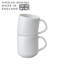 Porcelain Arc White Set of 2 Large Mugs