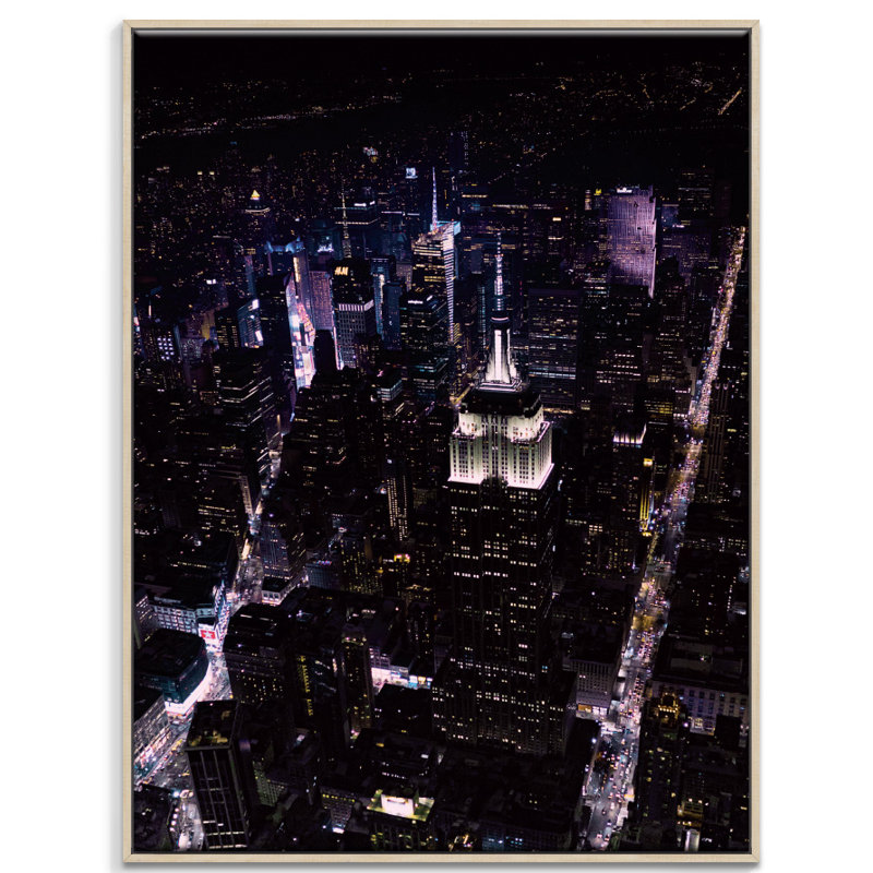 Print on Canvas, Black Floater Frame, 51cm H x 41cm W