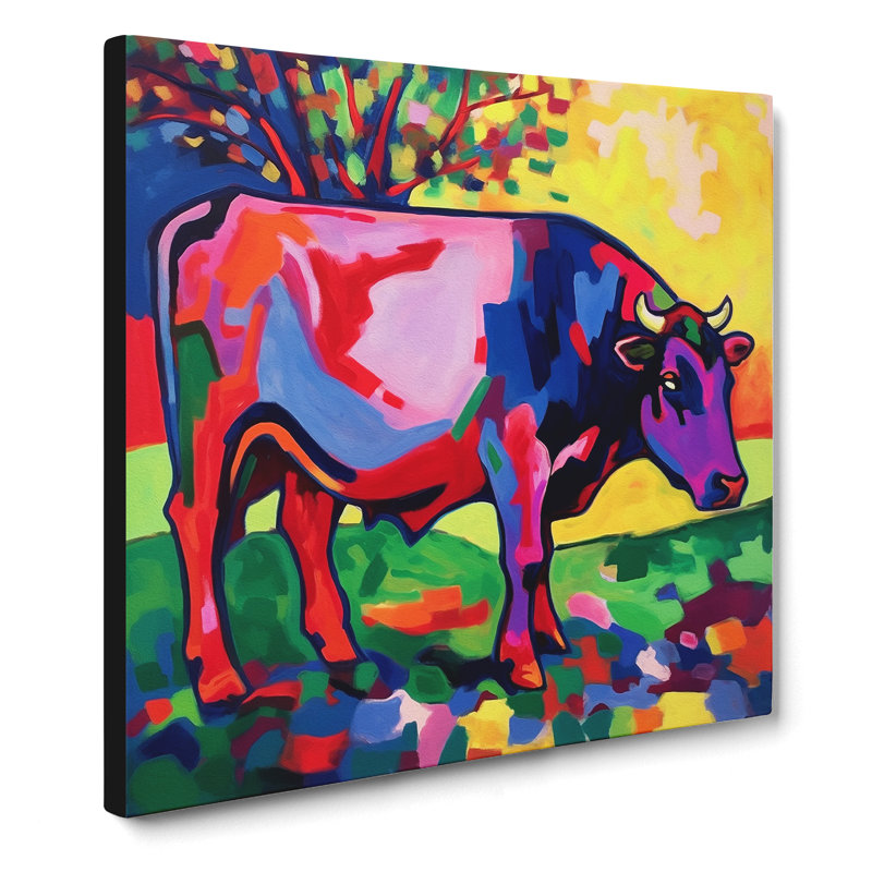 Cow Fauvism - No Frame Print