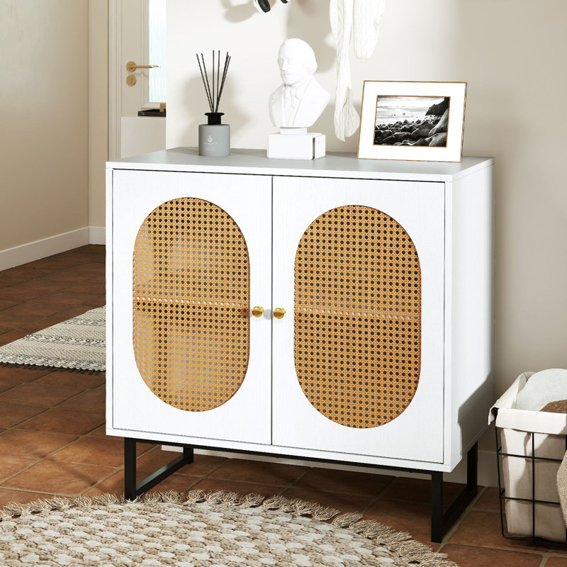 Metal Rectangle Accent Cabinet