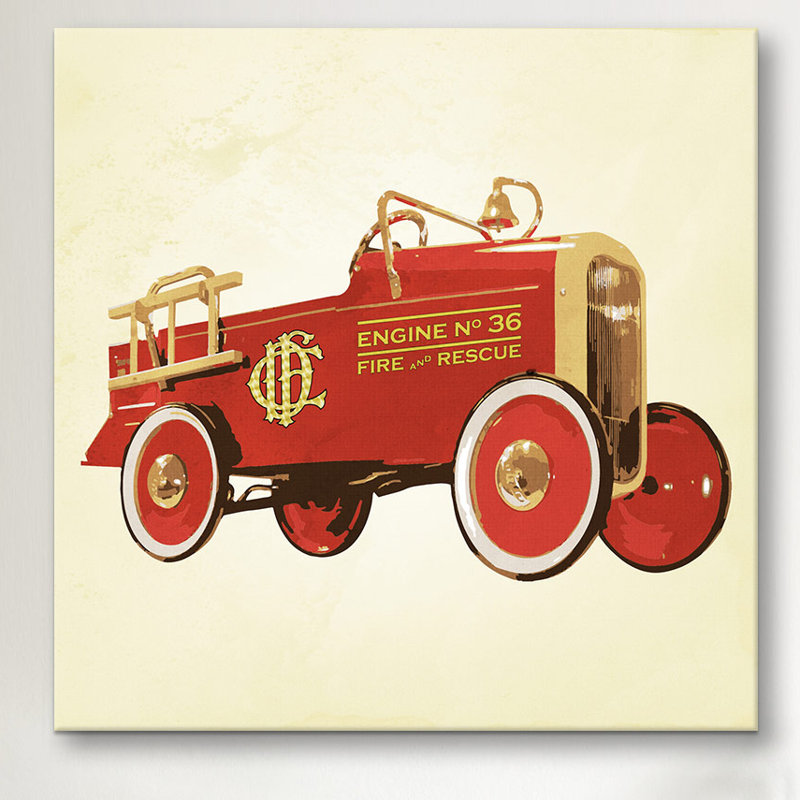 Art sur toile Albree Modern Fire 36, H 12 po x l 12 po x P 1,5 po, Non mat, Toile tendue
