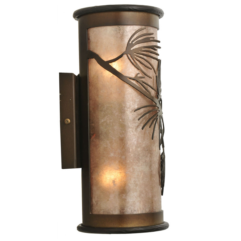 2 - Light Flush Mounted Sconce