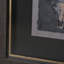 «Forty-Eight» par Natalia Boychenko-Tariq, œuvre d'art texturée encadrée à la main avec verre