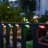 Solar Powered Integrated LED Deck Light Pack Outdoor Waterproof Step Lights for Fence Patio Pathway-99023334