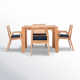 Thorne 43'' Rectangular 4 - Person Outdoor Dining Set