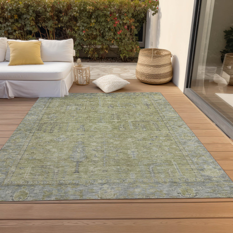 Tapis intérieur / extérieur lavable à la machine Cicel ACN1135, Rectangle 2 pi 6 po x 3 pi 10 po