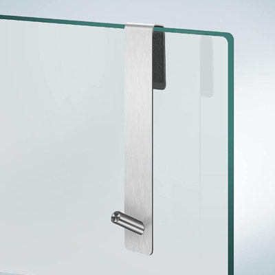 Extended Shower Door Hooks. Towel Hooks. Over The Door Hooks(7-Inch). Suit For Frameless Glass Shower Door 0.39Inches Stainless Steel
