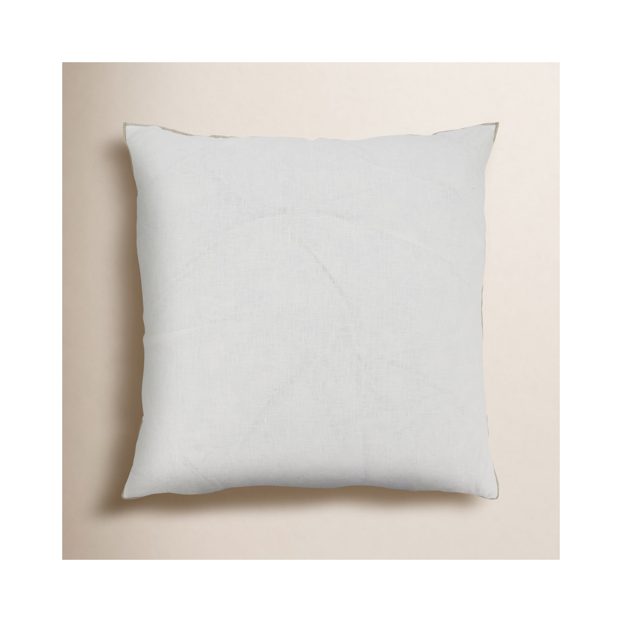 Riggs Linen Pillow Cover, Ivory
