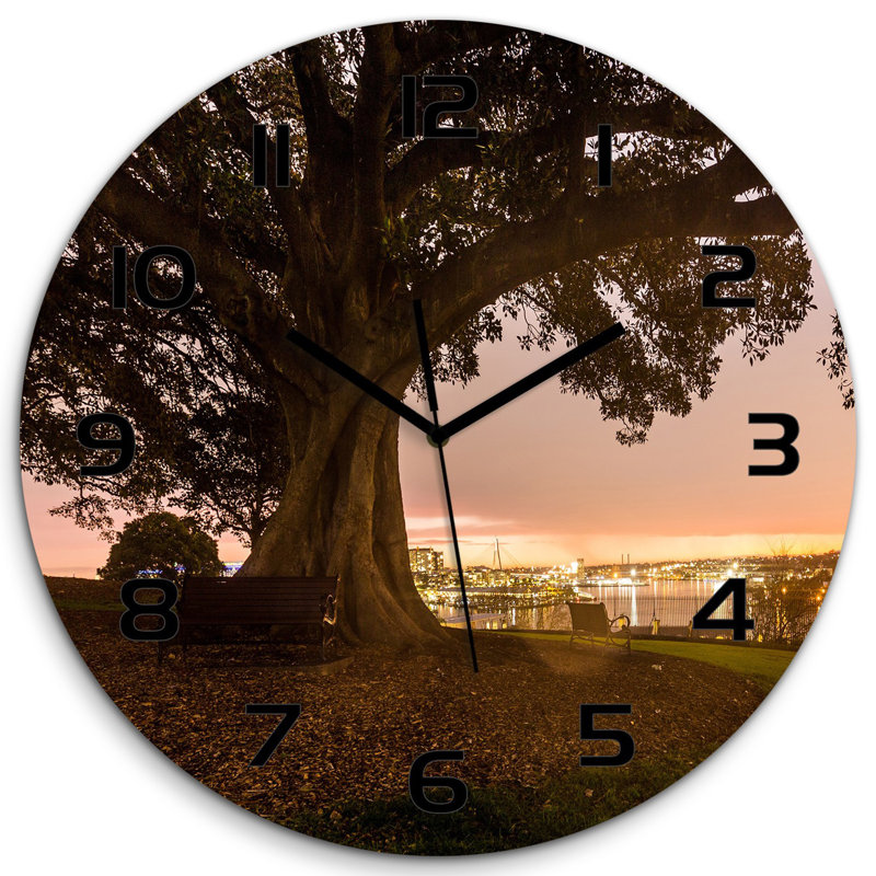 Jorjeta Glass Wall Clock