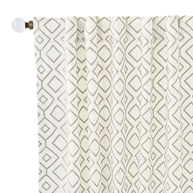 Freya Room Darkening Curtain, 48" x 108" 