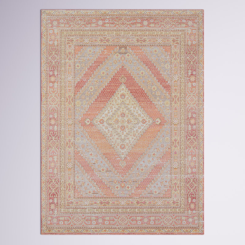 Allerone Oriental Indoor Rug, Rectangle 5'3" x 7'3"