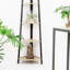 Abbeygail 164cm H x 34cm W Metal Corner Bookcase