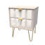 Allem 2 Drawer Bedside Cabinet (Ready Assembled)-970145861