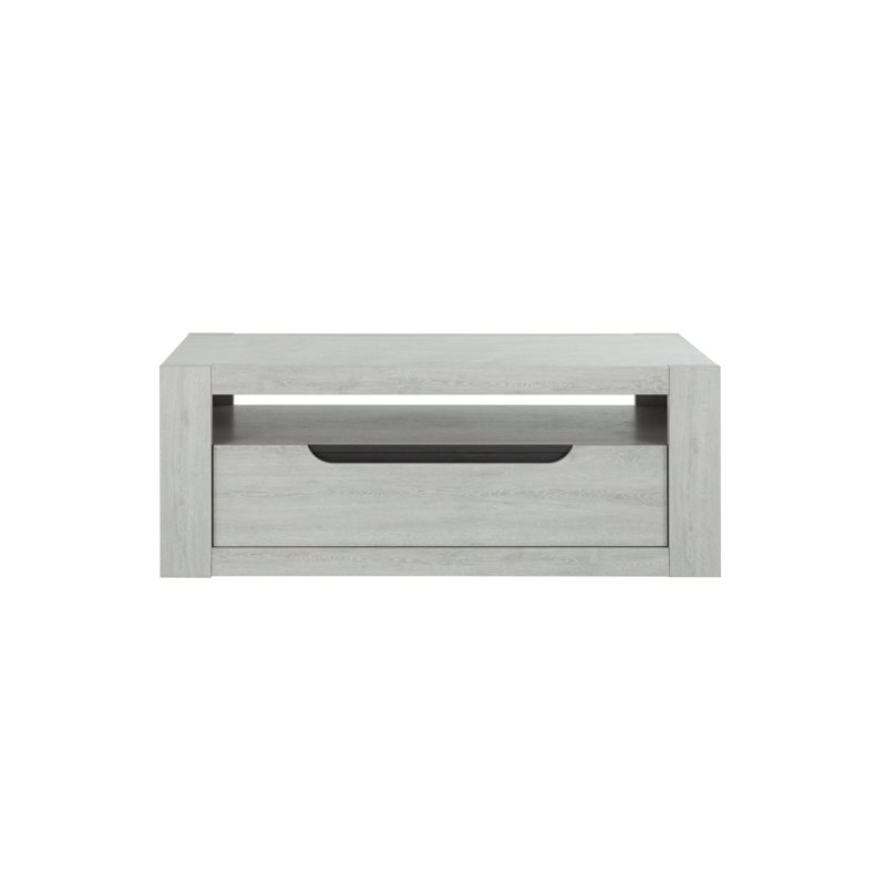 Jahkim Floor Shelf Coffee Table with Storage