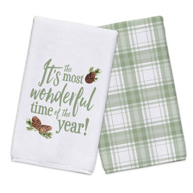 The Holiday Aisle® Cotton Checkered Dish Cloth