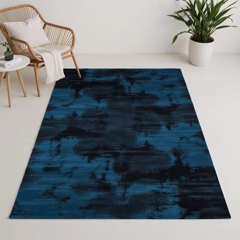 Tapis gris abstrait intérieur et extérieur, Rectangle 9 pi x 12 pi