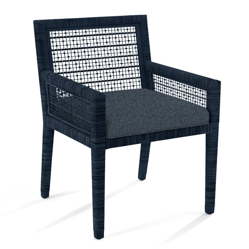 Thorold Glinda Arm Chair, Navy, Basic Blue; 0317-63