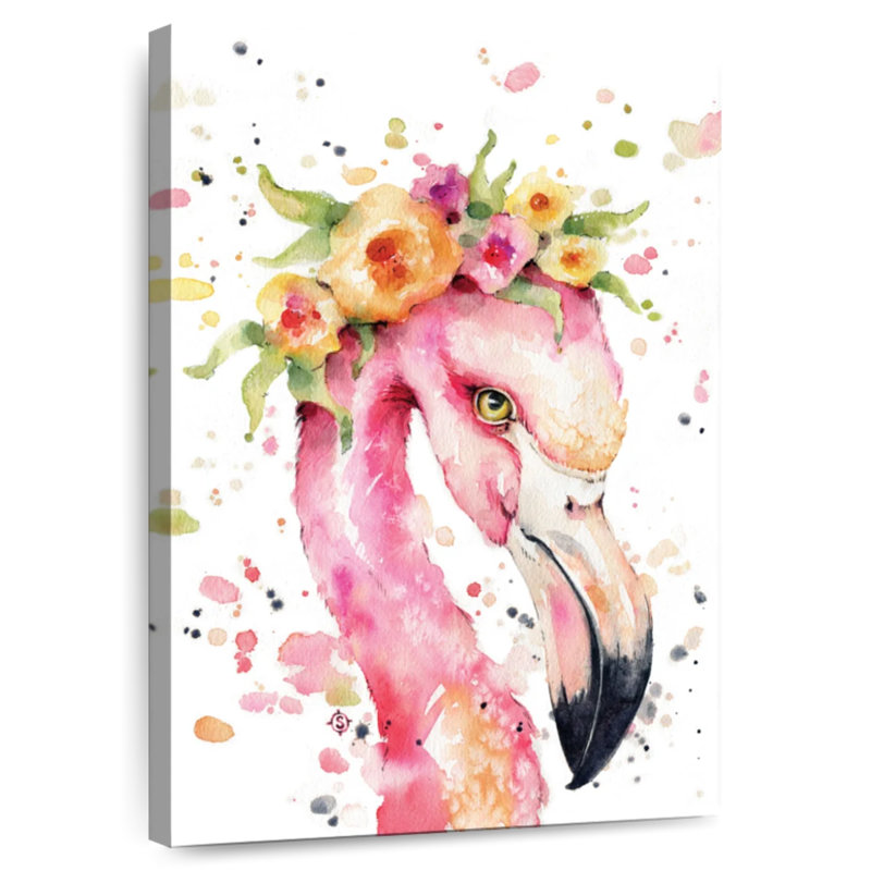 Brampt Little Flamingo, 12" H x 8" W